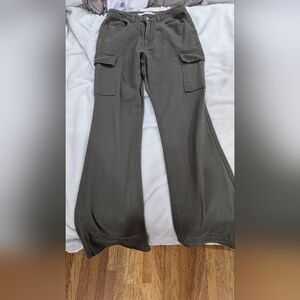 Women's Green Cargo Pants